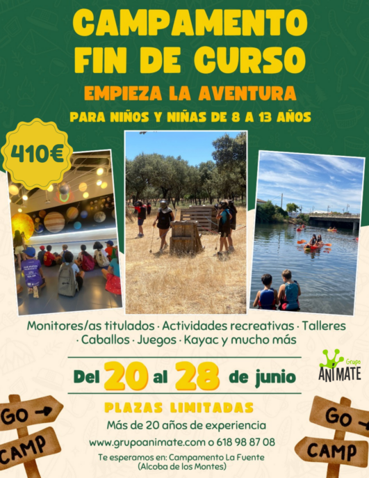 Campamento Fin de Curso Alcoba de los Montes