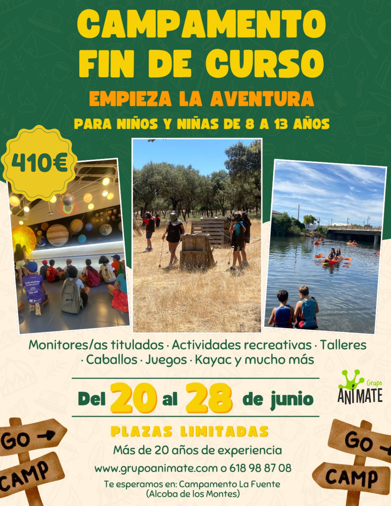 Campamento Fin de Curso Alcoba de los Montes