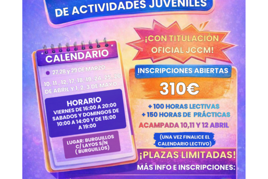 CURSO MONITOR/A ACTIVIDADES JUVENILES BURGUILLOS 2026
