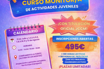 curso de monitor de actividades juveniles Verano