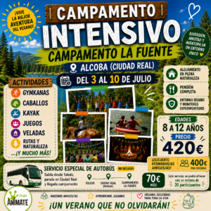 Campamentos de verano educativos del Grupo Anímate